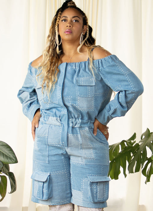 Know Me sewing pattern 2141 Jumpsuit in Two Lengths by The Corny Rainbow from Jaycotts Sewing Supplies