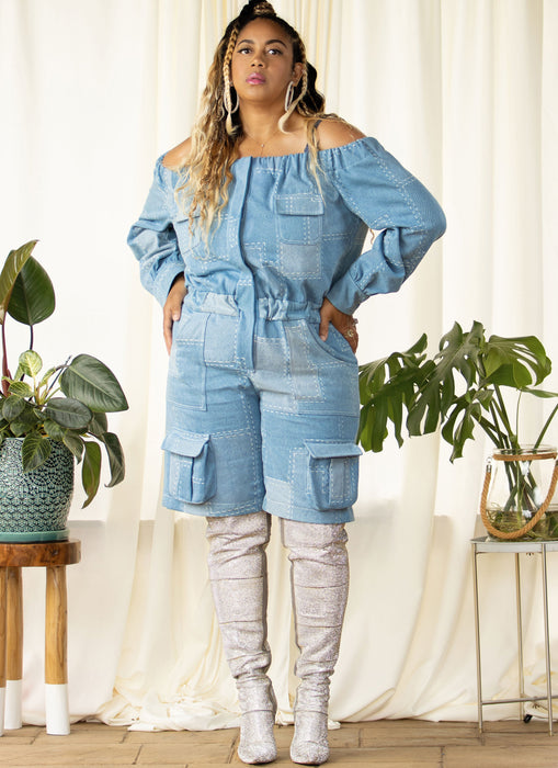 Know Me sewing pattern 2141 Jumpsuit in Two Lengths by The Corny Rainbow from Jaycotts Sewing Supplies