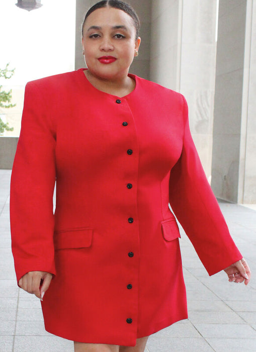 Know Me sewing pattern 2146 Misses' Blazer Dress by Raven Maureen from Jaycotts Sewing Supplies