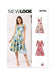 New Look sewing pattern 6748 V Neck Dress from Jaycotts Sewing Supplies