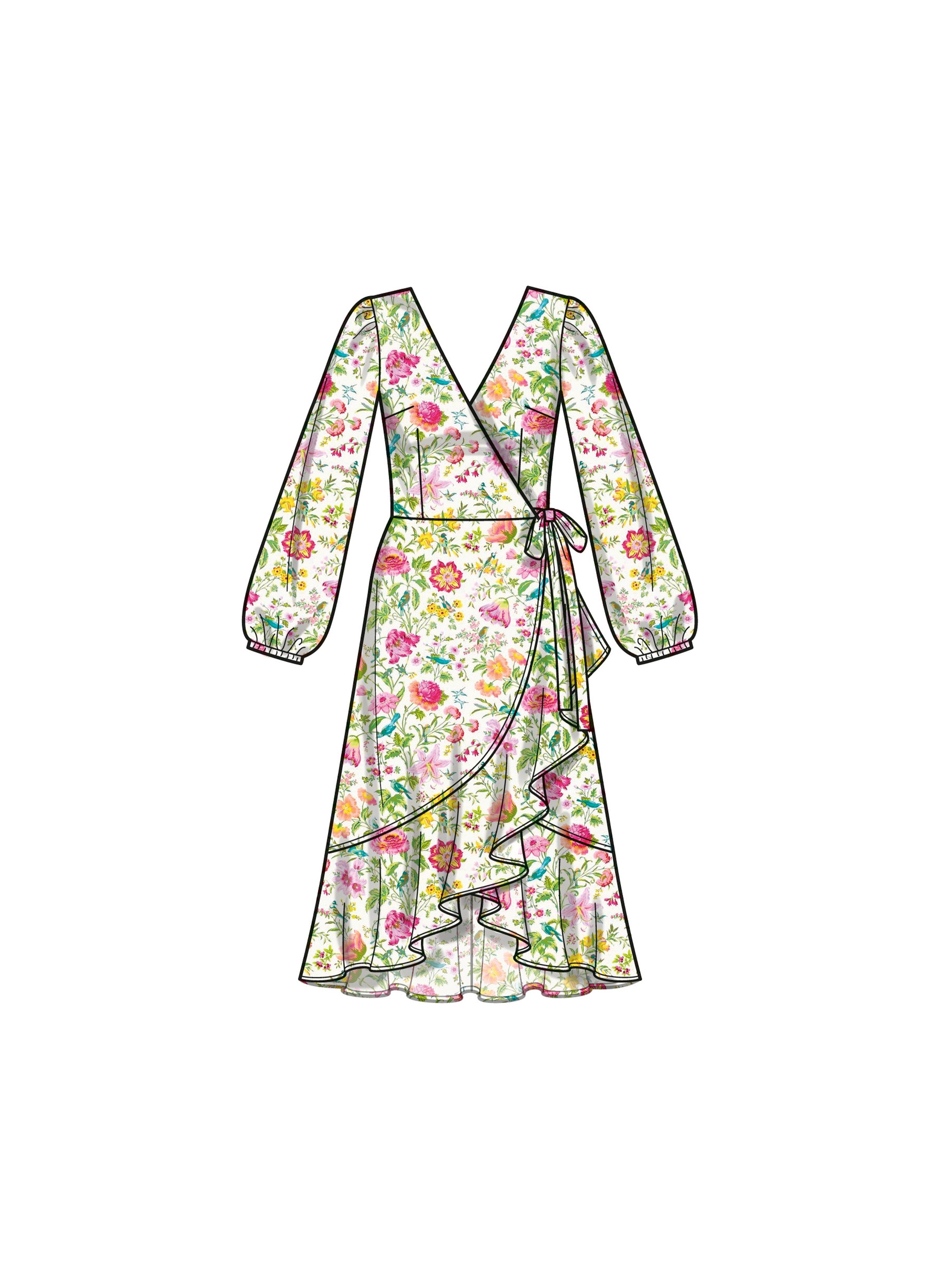 New Look sewing pattern 6750 Wrap Dress from Jaycotts Sewing Supplies
