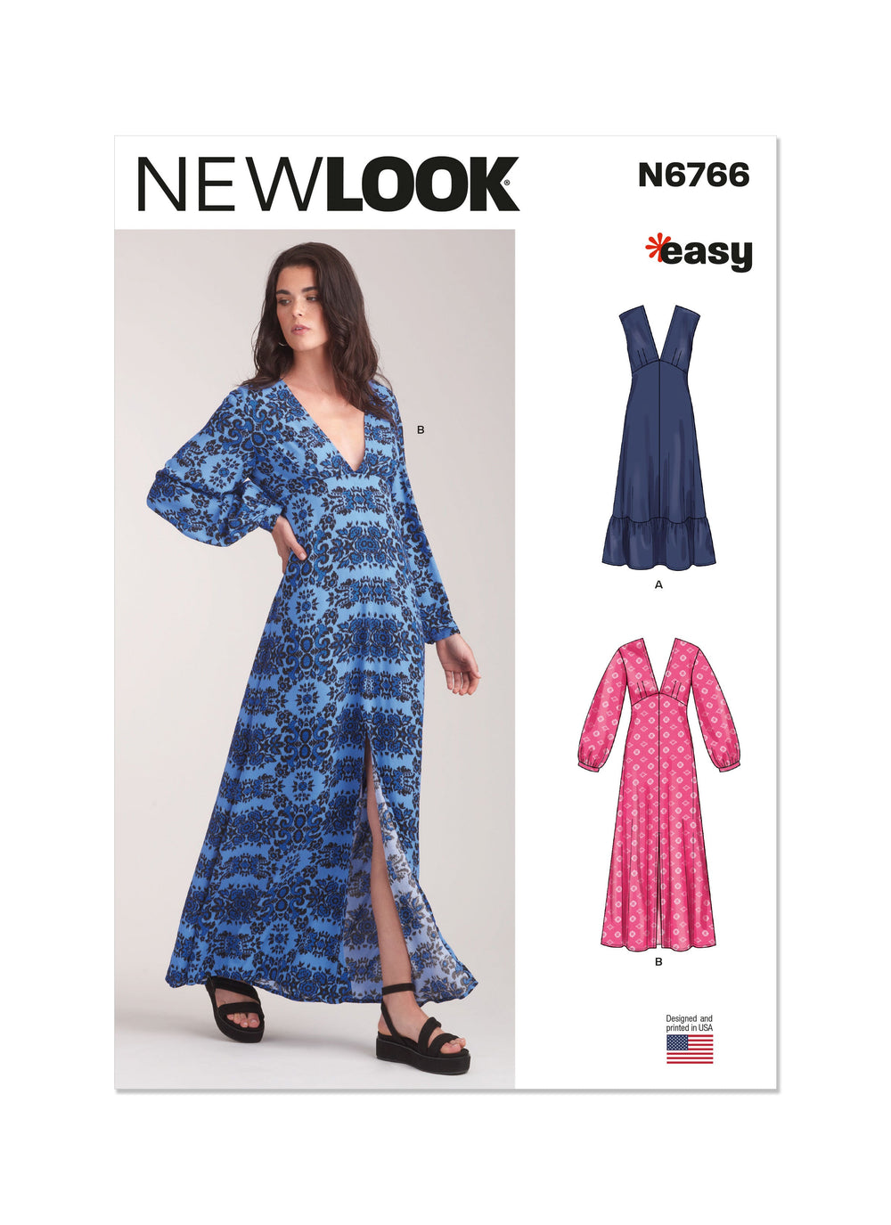 New Look Sewing Pattern 6766 Misses' Dresses from Jaycotts Sewing Supplies