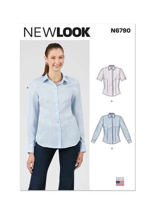 New Look sewing pattern 6790 Misses' Blouse with Two Sleeve Lengths from Jaycotts Sewing Supplies