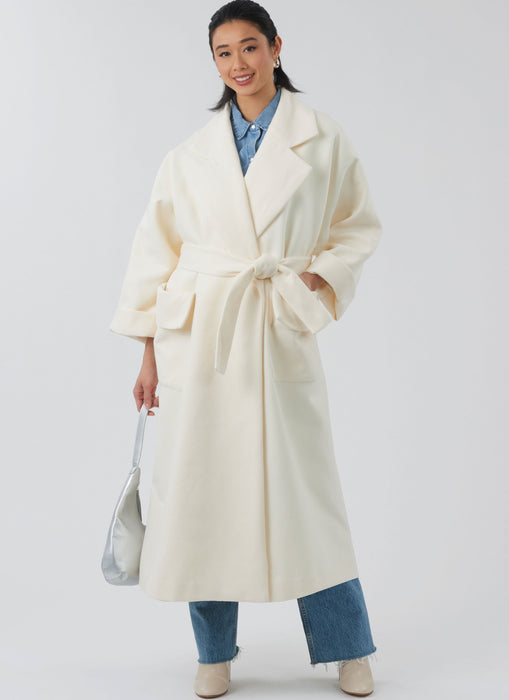 New Look Sewing Pattern 6810 Oversized swing coat from Jaycotts Sewing Supplies