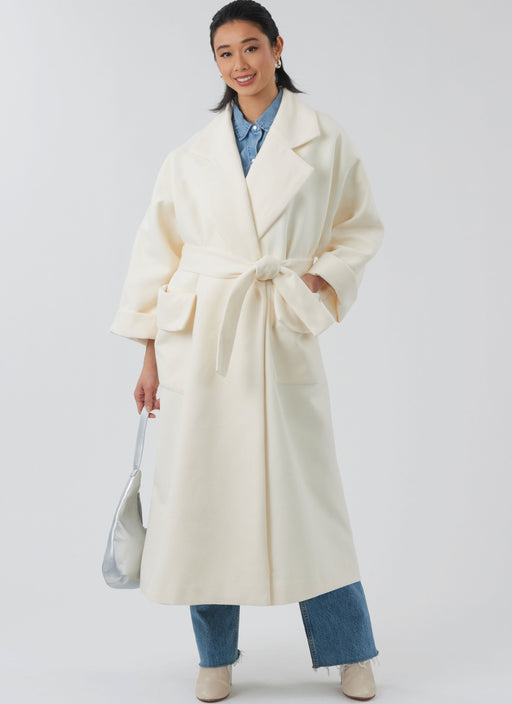 New Look Sewing Pattern 6810 Oversized swing coat from Jaycotts Sewing Supplies