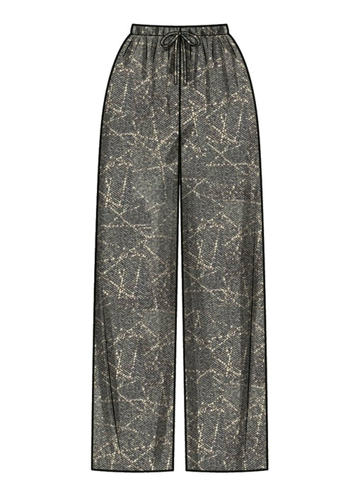 New Look Sewing Pattern 6814 Knit Tops and Knit or Woven Pull on Pants from Jaycotts Sewing Supplies