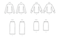 New Look Sewing Pattern 6815 Easy to Sew Knit Tops and Skirt from Jaycotts Sewing Supplies