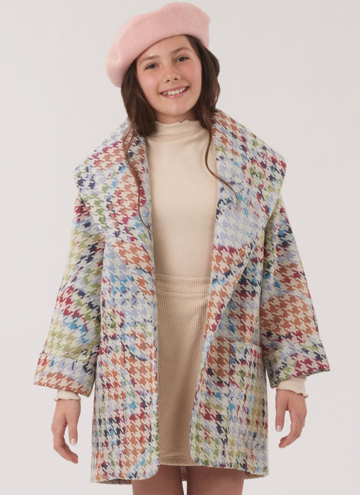 New Look Sewing Pattern 6819 Girls' Lined Coats from Jaycotts Sewing Supplies