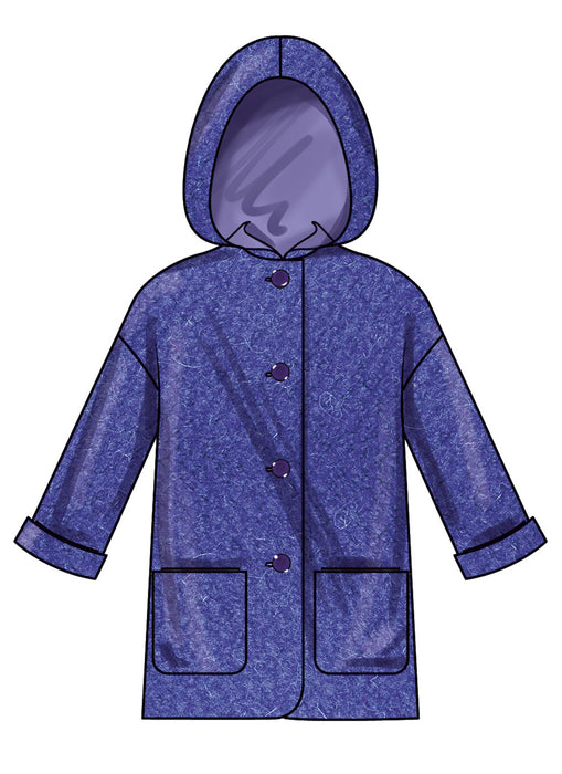 New Look Sewing Pattern 6819 Girls' Lined Coats from Jaycotts Sewing Supplies