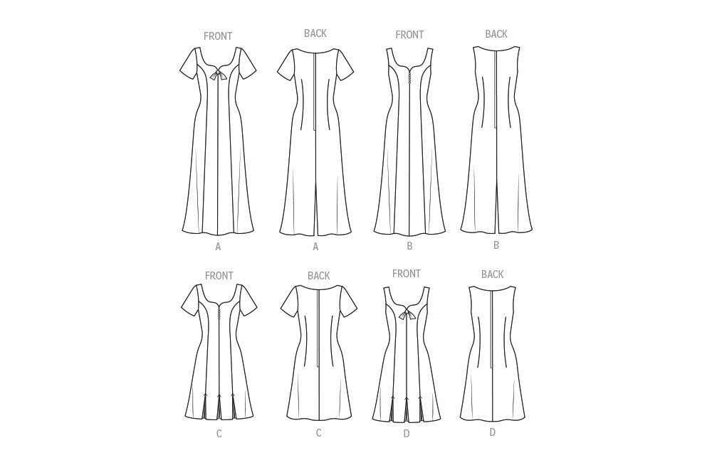 New Look Sewing Pattern 6822 Dress In Two Lengths from Jaycotts Sewing Supplies