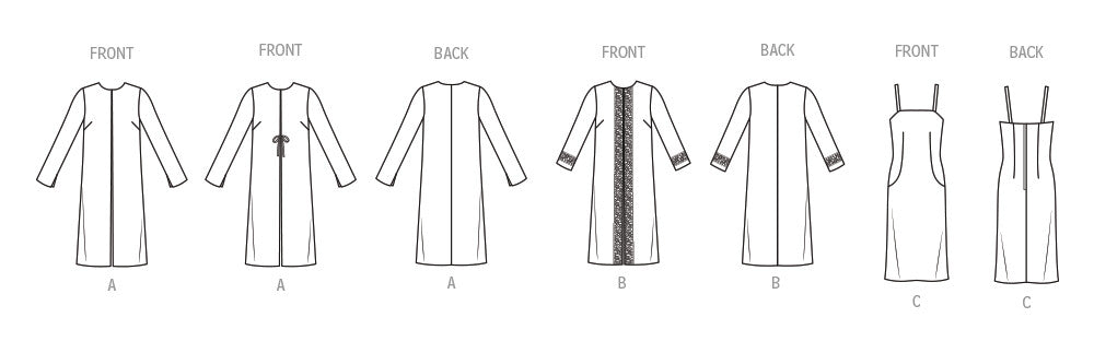 New Look Sewing Pattern 6823 Coat And Dress from Jaycotts Sewing Supplies