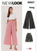 New Look Sewing Pattern 6827 Trousers And Shorts from Jaycotts Sewing Supplies