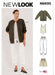 New Look Sewing Pattern 6830 Misses' Jacket, Top, Trousers And Shorts from Jaycotts Sewing Supplies