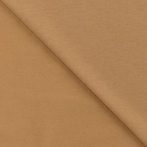 GOTS Organic Cotton Jersey Fabric, Caramel from Jaycotts Sewing Supplies