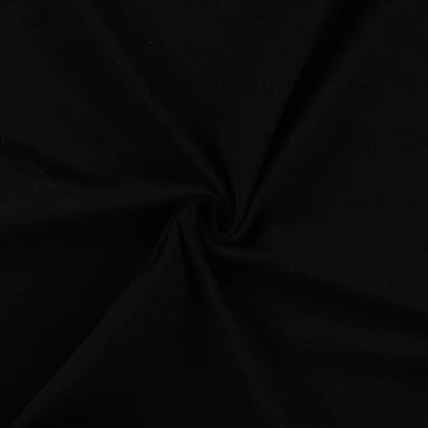 GOTS Organic Cotton Jersey Fabric, Black from Jaycotts Sewing Supplies