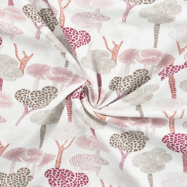 GOTS Organic Cotton Jersey Fabric, Trees from Jaycotts Sewing Supplies