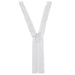 YKK Closed End Zip - Medium Plastic | colour 501 White from Jaycotts Sewing Supplies