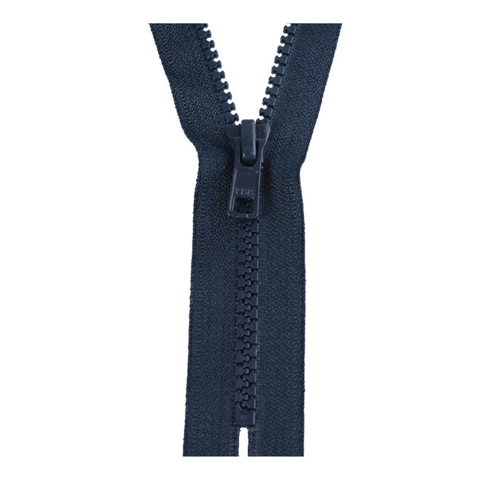 YKK Closed End Zip - Medium Plastic | colour 560 Navy from Jaycotts Sewing Supplies