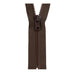 YKK Closed End Zip - Medium Plastic | colour 570 Brown from Jaycotts Sewing Supplies