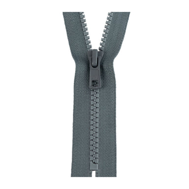 YKK Closed End Zip - Medium Plastic | colour 578 Grey from Jaycotts Sewing Supplies