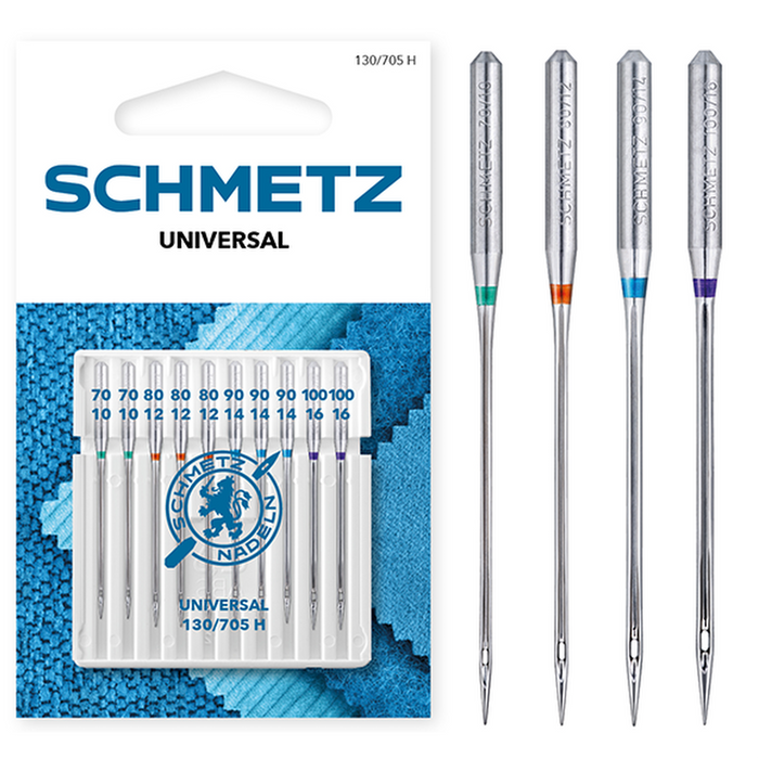 Schmetz Universal Sewing Machine Needles | Packs of 10 from Jaycotts Sewing Supplies