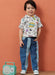 Simplicity Sewing Pattern 3013 Toddlers' Hooded T-Shirt and Jeans from Jaycotts Sewing Supplies