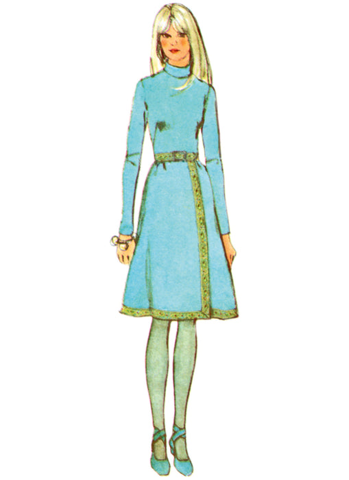 Simplicity Sewing Pattern 3017 Dress with Front-Wrap Skirt and Scarf from Jaycotts Sewing Supplies