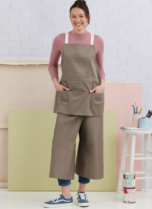 Simplicity Sewing Pattern 3021 Aprons and Pant Aprons from Jaycotts Sewing Supplies