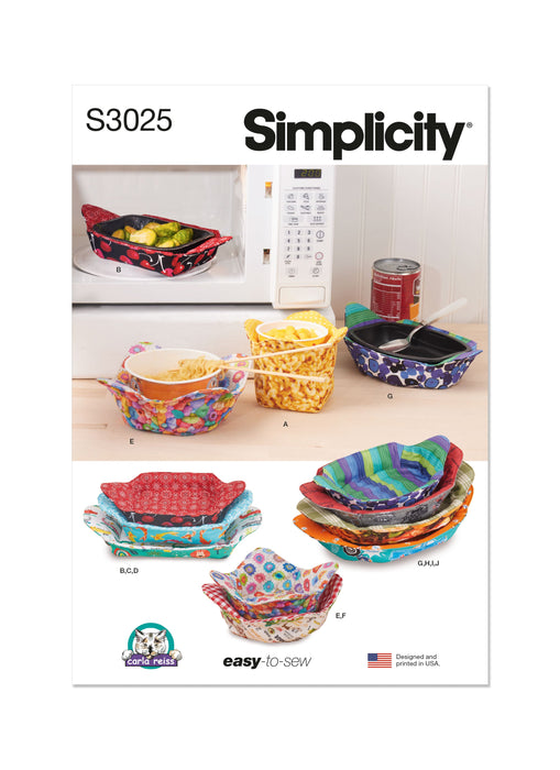 Simplicity Sewing Pattern 3025 Microwavable Cozies by Carla Reiss Design from Jaycotts Sewing Supplies