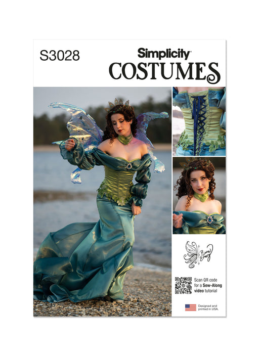 Simplicity Sewing Pattern 3028 Fantasy Costume by Raine Emery from Jaycotts Sewing Supplies