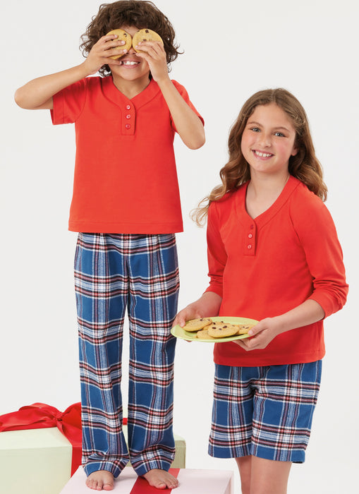 Simplicity sewing pattern S3041 Children's, Teens' and Adults' Loungewear from Jaycotts Sewing Supplies