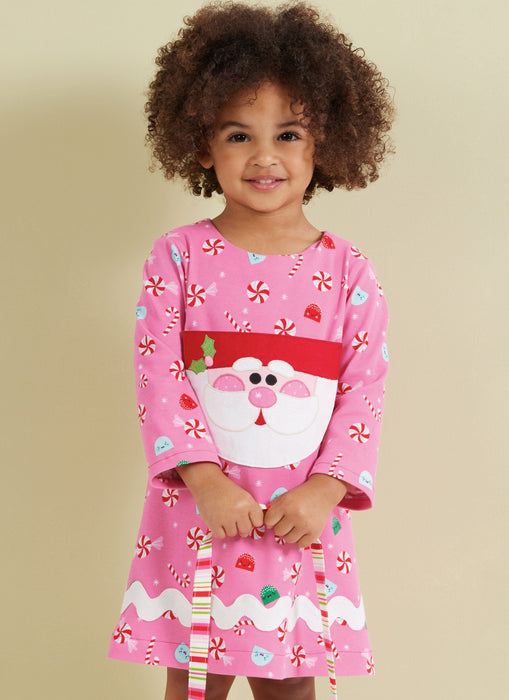 Simplicity S3042 Toddlers' Dress with Sleeve Variations and Purse by Sew Sweet Chic by Susan Cousineau sewing pattern jaycotts.co.uk - Sewing Supplies Simplicity S3042 Toddlers' Dress with Sleeve Variations and Purse by Sew Sweet Chic by Susan Cousineau sewing pattern jaycotts.co.uk - Sewing Supplies