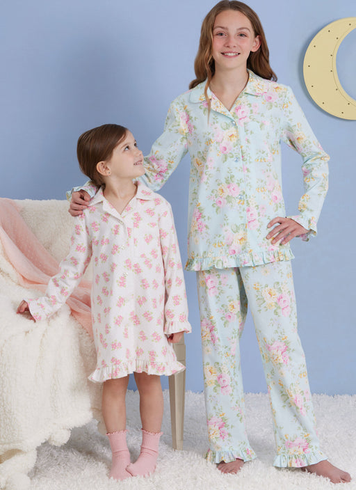 Simplicity sewing pattern S3045 Girls' Loungewear from Jaycotts Sewing Supplies