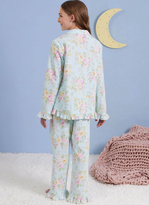 Simplicity sewing pattern S3045 Girls' Loungewear from Jaycotts Sewing Supplies