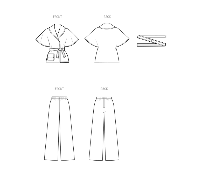 Simplicity sewing pattern S3047 Misses' Trousers and Jacket from Jaycotts Sewing Supplies