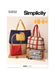 Simplicity sewing pattern S3052 Bags from Jaycotts Sewing Supplies