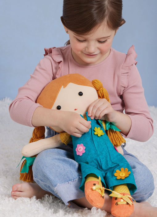 Simplicity sewing pattern S3053 Stuffed Dolls with Clothes from Jaycotts Sewing Supplies