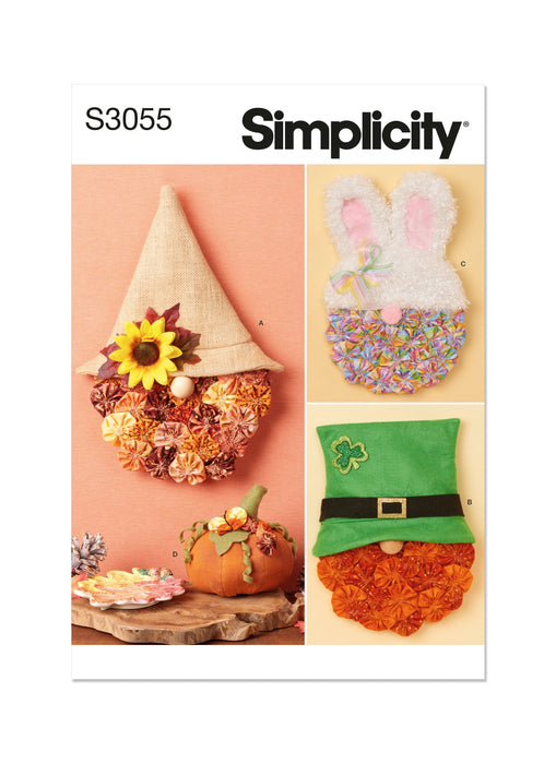 Simplicity sewing pattern S3055 Seasonal Crafts from Jaycotts Sewing Supplies