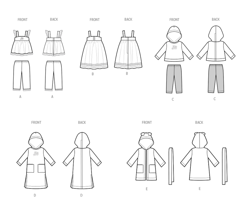 Simplicity sewing pattern S3059 18" Doll Clothes from Jaycotts Sewing Supplies