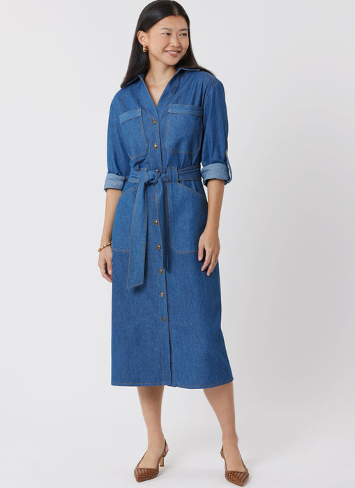 Simplicity sewing pattern 3065 Dresses with Tie Belt from Jaycotts Sewing Supplies