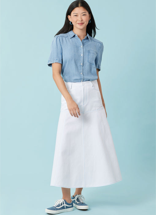 Simplicity sewing pattern 3070 Skirts from Jaycotts Sewing Supplies