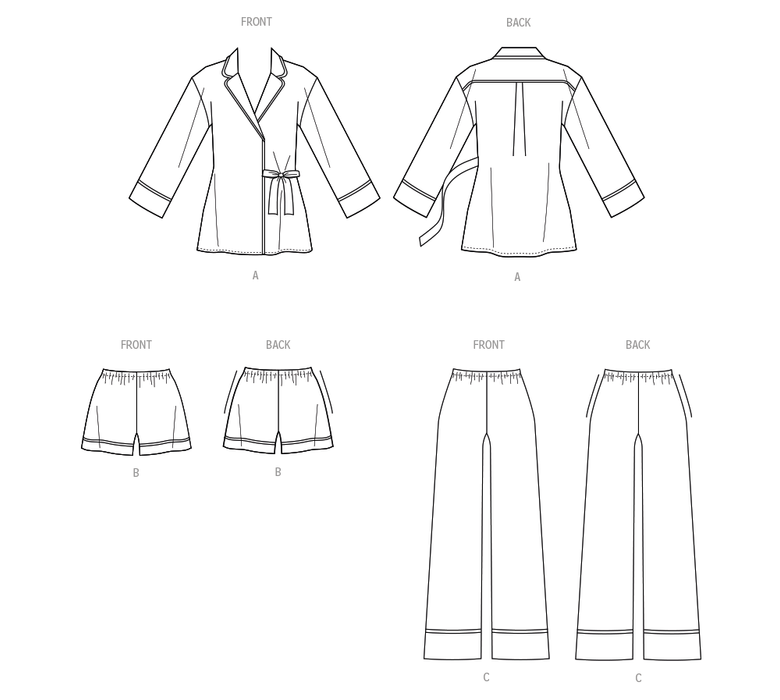 Simplicity Sewing Pattern 3143 Misses' Pajamas from Jaycotts Sewing Supplies