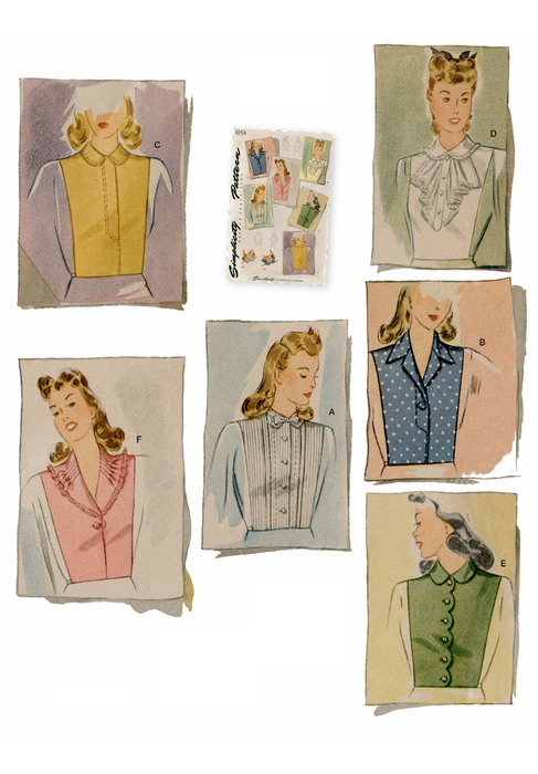 Simplicity Vintage Sewing Pattern 9448 Misses' Dickey Set from Jaycotts Sewing Supplies