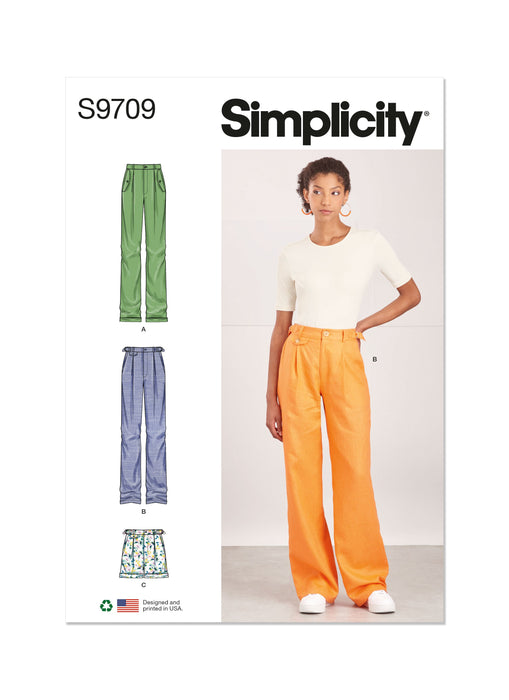 Simplicity 9709 Sewing pattern Misses' Pants and Shorts — jaycotts.co ...