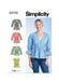 Simplicity 9748 sewing pattern Misses' Top with Sleeve Variations from Jaycotts Sewing Supplies