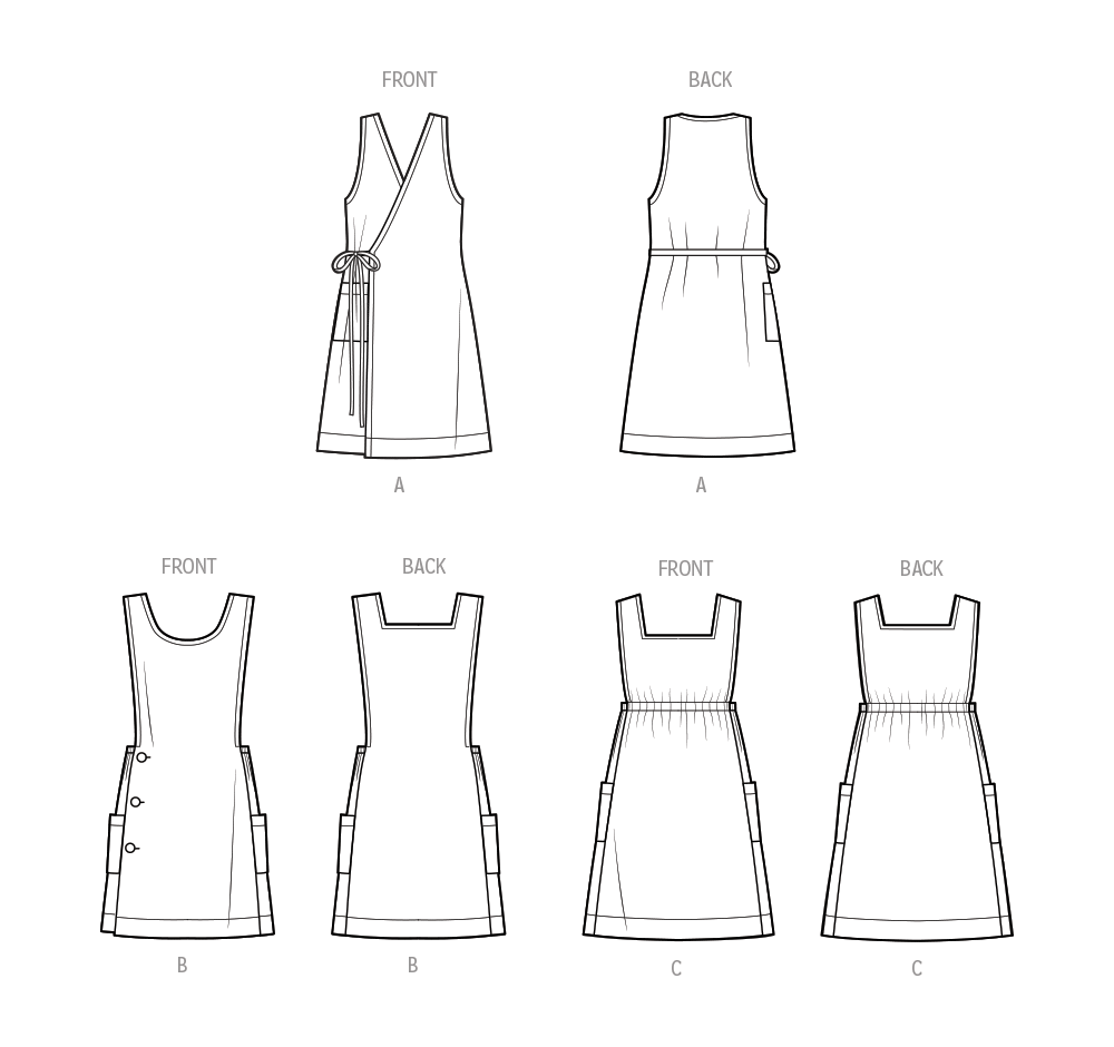 Simplicity Misses' Tabard Aprons by Elaine Heigl Designs Sewing Pattern ...