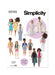 Simplicity 9769 sewing pattern Fashion Clothes for Regular and Curvy Size Dolls from Jaycotts Sewing Supplies