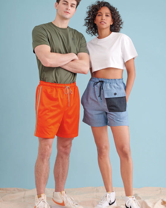 Simplicity sewing pattern 9795 Unisex Shorts from Jaycotts Sewing Supplies