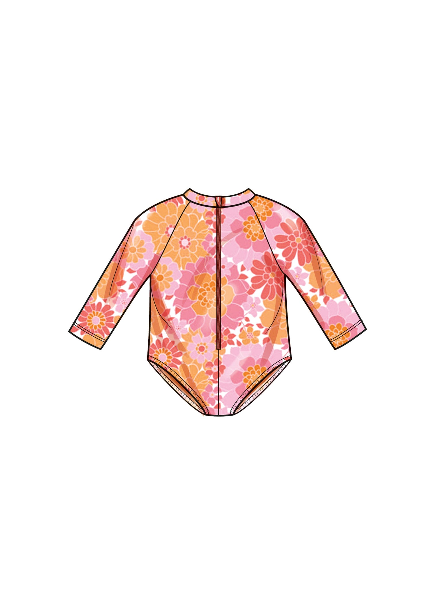 Simplicity sewing pattern S9796 Babies' Swimsuits with Rash Guard and ...