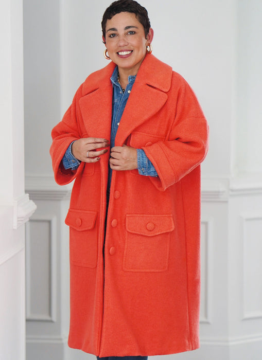 Simplicity sewing pattern 9824 Misses' Coat in Two Lengths by Mimi G Style from Jaycotts Sewing Supplies